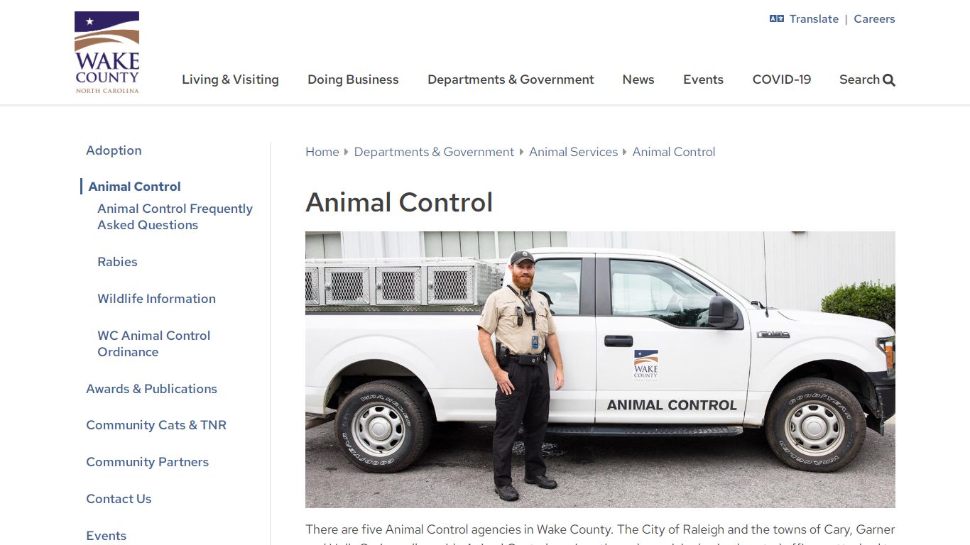 Animal Control | Wake County Government
